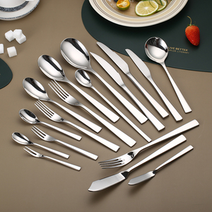 ชุดช้อนส้อมมีดสแตนเลส 304 รุ่นใหม่ สำหรับโรงแรมและร้านอาหาร - Product Image 3