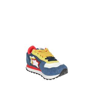 Sneakers per Bambini Athletic Stars Icaro103 Blu Bianco in Tela Scarpe alla Moda - Product Image 5