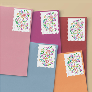Sellos Postales Personalizados, Etiquetas Postales para Celebrar Compromisos y Aniversarios, Sellos de Correo, Etiquetas para Colección - Product Image 4