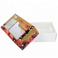 custom window chocolate lollipops candy bar strawberry packaging box