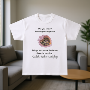 T-Shirt Divertente con Stampa Digitale, Manica Corta, Unisex, Girocollo, Abbigliamento Promozionale - Product Image 2