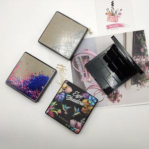 大きな豪華なデザイン9色空の正方形のアイシャドウパレット鏡付きプラスチックアイシャドウコンテナ化粧品包装ケース - Product Image 3
