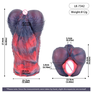 Smooth-Coated Dog Fantasy Alien Creature Male <b>Masturbator</b> Medical Silicone Single Channel Stroker Realistic Feel Adult Toy - Product Image 5