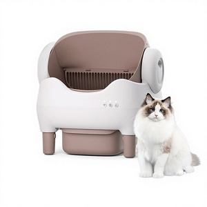 Caja de Arena Inteligente para Gatos, Material ABS, Totalmente Automática, Estilo Abierto, Extra Grande, Limpieza Automática - Product Image 1