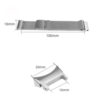 Adaptateur connecteur en acier inoxydable pour <span class=keywords><strong>Samsung</strong></span> <span class=keywords><strong>Galaxy</strong></span> Watch 4, 30 pièces, connecteur métal 20mm - Product Image 2