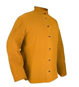 Veste de soudage en polyéthylène haute résistance, résistante à la chaleur, manches longues, protection contre le feu 300C-500C, niveau de protection respiratoire - Product Image 2