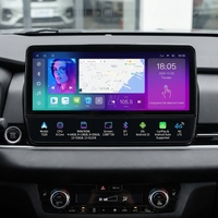 Autoradio portable TS20 Android 15 avec écran tactile 12,3 pouces, DSP, CarPlay sans fil, navigation GPS, aide au recul, RGB
