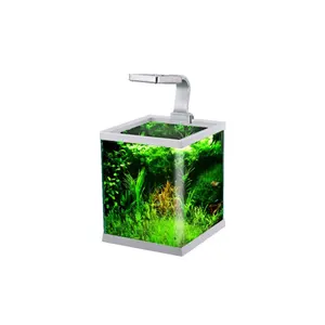 Acquario 12V bassa potenza di ingresso, mini serbatoi LED in vetro ultra bianco