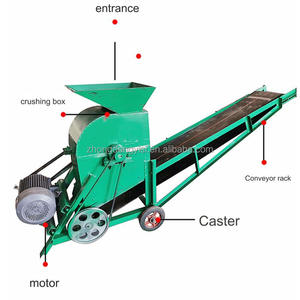 Mini concasseur de terre et d'argile, machine de broyage de pierres, moulin à pierres et à terre, machine mobile de fabrication de sable - Product Image 2