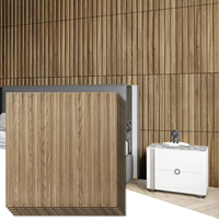 Harga grosir pabrik Strip dekoratif Interior kustom Panel dinding PVC alternatif pelapis plastik