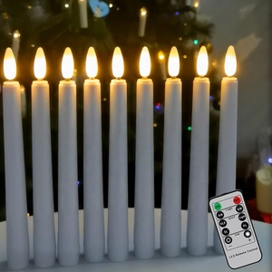 Nến Không Lửa Với Bộ Hẹn Giờ Nến Côn Cửa Sổ Hoạt Động Bằng Pin Để Trang Trí Nhà Cửa - Product Image 3