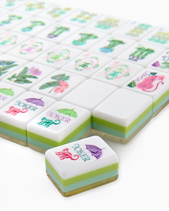 Jeu de Mahjong américain empilable avec design de rangement gain de place, finition brillante, jeu de Mahjong américain avec <span class=keywords><strong>Joker</strong></span> Oh My Mahjong OMM - Product Image 2