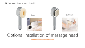 หัวกรองฝักบัวคาร์บอนกัมมันต์พลาสติกใหม่ กำจัดคลอรีน น้ำกระด้าง เป็นมิตรกับสิ่งแวดล้อม ใช้ในห้องน้ำ 1 ขั้นตอน - Product Image 3