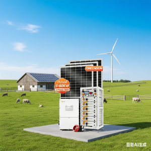 Sistema Solar Híbrido Greensun de 40kw con Batería para Granja - Product Image 1