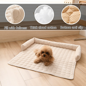 Huisdieraccessoires Hond Kat Product Bestseller Milieuvriendelijk Katoen Zacht Hond Kat <span class=keywords><strong>Bed</strong></span> Bank Slaapbenodigdheden Pad Kussen - Product Image 2