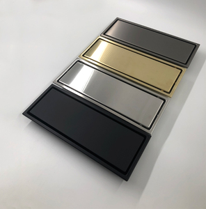 ท่อระบายน้ำพื้นห้องน้ำแบบยาวตรงช่องเสียบกระเบื้องแบบซ่อน Sus304สแตนเลสสตีลสำหรับใช้ในห้องน้ำ - Product Image 1