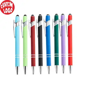 Promotional Logo Printed Ball Point Customized Ballpoint Pen, Plastic, 0.5Mm Ballpoint Ballpoint Pen Pocket Clips