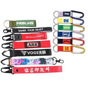 Factory Custom Logo Eagle <b>Hook</b> Olecranon Key Carabiner Hand Wrist Strap Nylon Keychain Holder Short Lanyard - Product Image 6