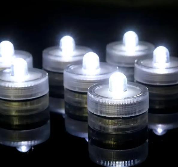 Boyid Home Decor Party Supply Led Waterproof Tea Light Led Candle Light RGB Waterproof Mini Button Round Lamp