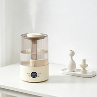 Diffuseur d'aromathérapie, humidificateur ultrasonique, affichage LED, commande tactile, brume d'eau, humidificateur d'air portable