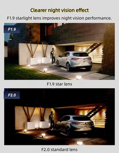 كاميرا أمان واي فاي بدقة 6 ميجابكسل مع رؤية ليلية وزاوية واسعة ورؤية بانورامية 360 درجة وخاصية التحريك والإمالة وصوت ثنائي الاتجاه ومقاومة للماء IP66 مع خاصية استشعار الحركة - Product Image 4