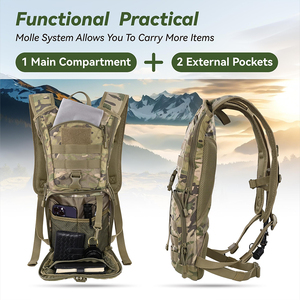 Nueva Mochila Táctica de Hidratación de Gran Capacidad y Alta Calidad para Senderismo y Ciclismo - Product Image 5