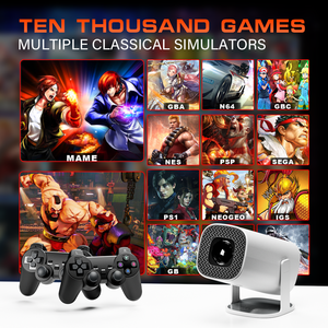 Proyector para juegos MAX 2025 H713 4K, 550 lúmenes, 100 pulgadas, Android 11,0 BT5.2, WIFI, 6, Zoom automático, 2G de RAM para juegos 3D en interiores - Product Image 4