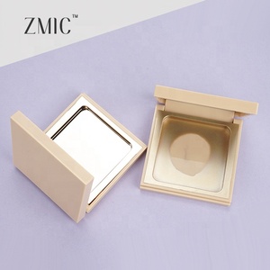 High Quality Pressed Powder <strong>Compact</strong> square Nude Gold Metal Pan Single Magnetic Blush <strong>Makeup</strong> <strong>Compact</strong> with Mirror - Product Image 5