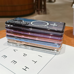 Pour <span class=keywords><strong>Samsung</strong></span> Luxury Electroplated Glitter Diamond Cover <span class=keywords><strong>25</strong></span> <span class=keywords><strong>Ultra</strong></span> Case pour <span class=keywords><strong>Galaxy</strong></span> S24 S23 Plus Caractéristiques de charge sans fil magnétique - Product Image 3