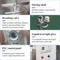 Équipement de brasserie professionnel pour la fermentation de bière et le brassage de vin, cuve de 50L, pour vin rouge et vin lacté, Chine