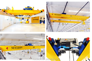 Grúa de <span class=keywords><strong>puente</strong></span> aérea europea de doble haz de alta resistencia 5T 10t 15T 20t 30t 50t 80t Elevación de elevación de espacio libre bajo - Product Image 3