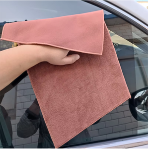 Panno per Pulizia Auto in Microfibra con Un Lato in Corallo e Un Lato in Velluto di Daino, Asciugamano per Lavaggio a Secco dell'Auto - Product Image 5