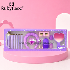Ensemble de 16 outils de beauté, pince à cils, faux cils, éponge, miroir, bandeau, kit pour femmes et filles - Product Image 2