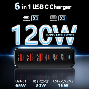 <span class=keywords><strong>Chargeur</strong></span> USB Type-C rapide PD120W 120W Prise US EU UK Adaptateur pour ordinateur portable 65W <span class=keywords><strong>Chargeur</strong></span> de téléphone 20W pour iPhone Optimisé pour OTP OVP - Product Image 2