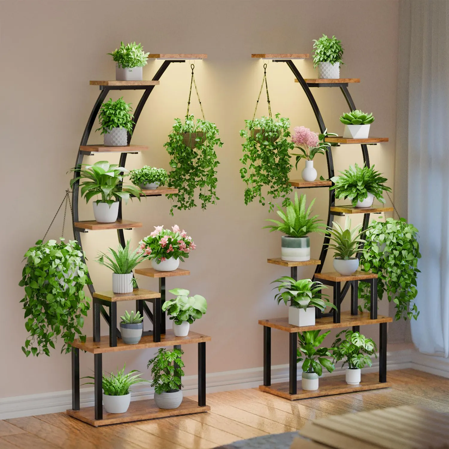 Hoge Kwaliteit Groothandel Bloem Stand Home Indoor Woonkamer Houten Plant Stand