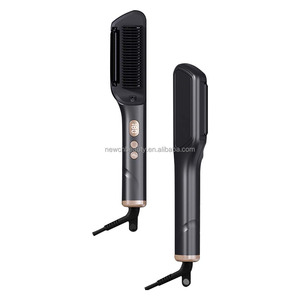 Cepillo Eléctrico Alisador <span class=keywords><strong>de</strong></span> Cabello con Pantalla <span class=keywords><strong>de</strong></span> Temperatura LED, Herramienta <span class=keywords><strong>de</strong></span> Peinado, Venta al Por Mayor, Personalizable OEM - Product Image 1