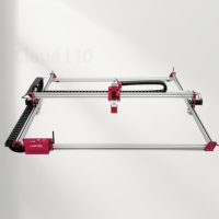 Nouvelle conception, machine de marquage laser CNC entièrement métallique de 10 W, taille 100 cm * 100 cm, avec contrôle par ordinateur et application téléphonique, machine de gravure laser