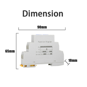 CNTD CDT6-2T16M Miniatur-Zeitrelais DPDT Doppelverzögerung IP20-Schutz 16A AC 220V (50-60Hz) Epoxidharz-geschütztes Zeitrelais - Product Image 4