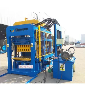 full auto hydraulic cement fully auto used brick making machine concrete hollow block machine for construction
