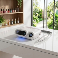 Machine à ongles professionnelle à moteur brossé 30000 tr/min avec prise US, kit multifonctionnel en plastique pour manucure et pédicure JD600
