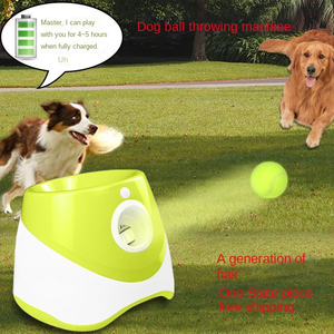 Lanciatore automatico interattivo elettrico per cani da compagnia lanciatore automatico di palline da Tennis da allenamento giocattoli interattivi per animali domestici in stile sportivo - Product Image 1