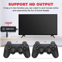 X2 jeu bâton GD10 Pro 4K lecteur de jeu 3D HD rétro écologique contrôleur de jeu vidéo sans fil TV 50 émulateur enfants cadeaux