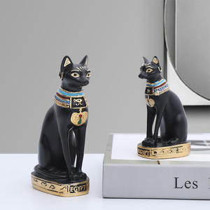 Ancienne Egypte Kitty Egyptienne Bastet <span class=keywords><strong>Chat</strong></span> Déesse Statue Collection Bastet Sculpture - Product Image 4