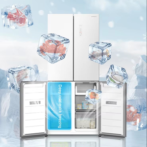 Factory Sales Energy-Saving Four Door Household Side-by-Side <b>Refrigerator</b> Portable Installation Equipment - Product Image 2