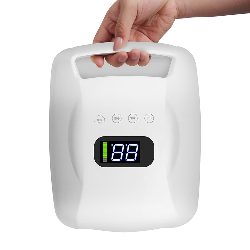 96W High Quality UV LED Nail Lamp Dryer Double Light 10s-99s Timer CE Certified Home & Salon Use Portable Nail Gel Polish Curing