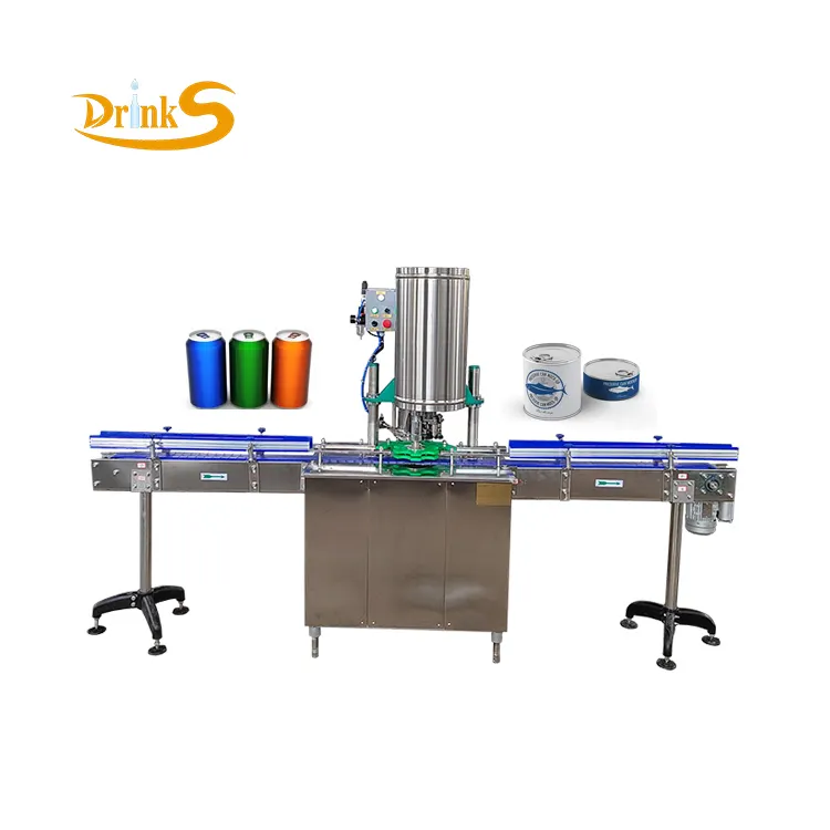 Fully Automatic Canned Food Packaging Canning Sealing Machine For Sale