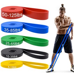 Banda elástica deporte resistencia logo bandas de ejercicio larga resistencia fitness bandas de goma conjunto - Product Image 5