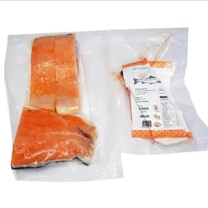 Porción congelada en rodajas de salmón rosa de grado Sashimi con características nutritivas, buena para la salud, congelada a bordo, mar congelado - Product Image 2