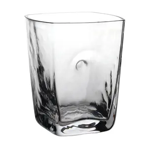 Toptan kristal cam mermi atış cam kare viski bardağı