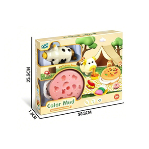 Ensemble de pâte à <span class=keywords><strong>modeler</strong></span> pour enfants, non toxique, doux, éducatif, pour jouer à faire semblant de cuisiner, avec accessoires - Product Image 3